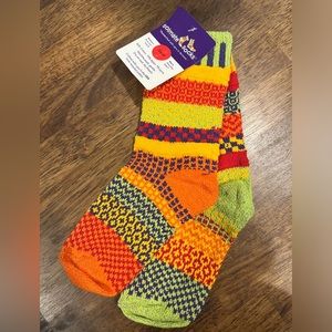 NWT Solmate Socks, Daffodil